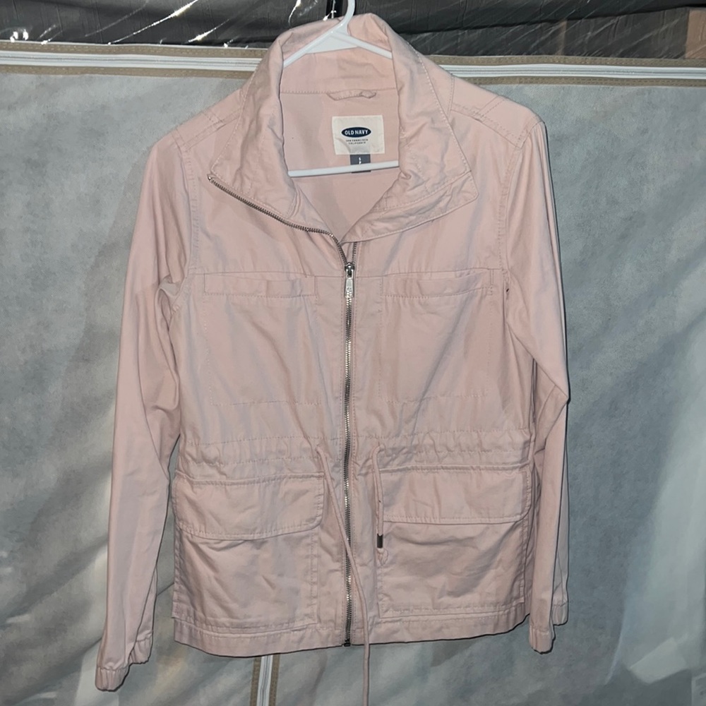 womens light pink jacket